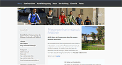 Desktop Screenshot of priesterseminar-innsbruck.at